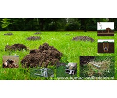 Mollenklem, Mollen bestrijden en Mollen verjagen Een Mollenklem is een metalen voorwerp dat onder spanning in een Mollengang kan worden geplaatst.