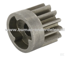 Rechter Tandwiel 13 Tands Wielaandrijving Stiga, Castelgarden, Mountfield Grasmaaier, Rondsel Tandwiel 13 tands voor Exel 50S, Exel 50SQ, Exel 55SQ, Turbo Exel 50S, Turbo Exel 55S, Turbo Exel pro 50S, Turbo Pro 55S, Turbo X3 50S, Turbo X3 55S, XSP 50BS, X