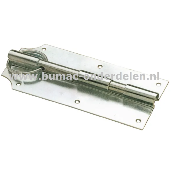 Valgrendel 150 x 70 mm Verzinkt Voor Poorten, Deuren en Hekken Een Valgrendel is een schuifmechanisme om een deur, poort en hek te vergrendelen Doordat de Pen dichtvalt sluit de grendel de deur dicht De schuif bestaat uit een ronde pen Grendel, Schuif, Pe