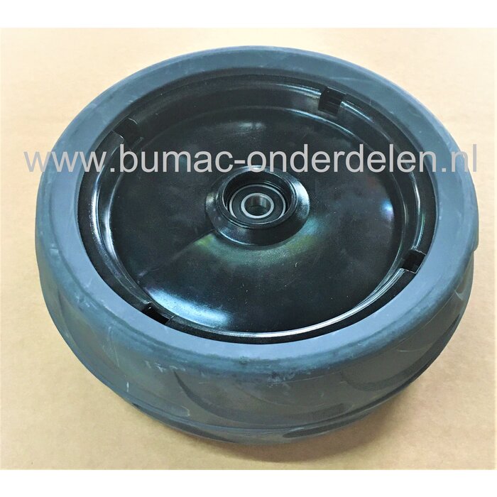 Voorwiel 210 mm Ø voor Stiga, Mountfield, Alpina, Castelgarden, Grasmaaier, Loopmaaier, Benzinemaaier,  XSP50BS, XSP55BS, XSP52MB, Excel 50S, BT6548TBPRO, Excel 55SQ, OEK Profi, Plus5312, Turbo Excel 55 series, Turbo Excel 50S, Turbo X350S, Turbo X355S, G