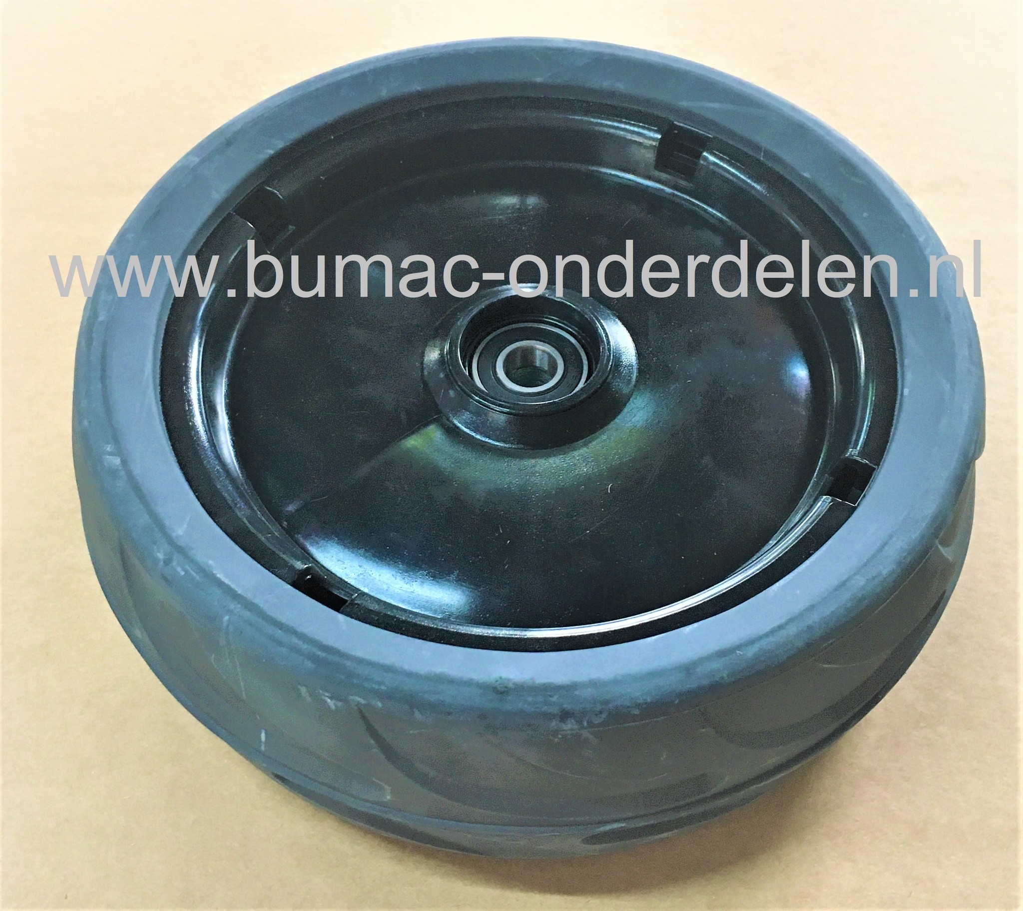 Voorwiel 210 mm Ø voor Stiga, Mountfield, Alpina, Castelgarden, Grasmaaier, Loopmaaier, Benzinemaaier,  XSP50BS, XSP55BS, XSP52MB, Excel 50S, BT6548TBPRO, Excel 55SQ, OEK Profi, Plus5312, Turbo Excel 55 series, Turbo Excel 50S, Turbo X350S, Turbo X355S, G