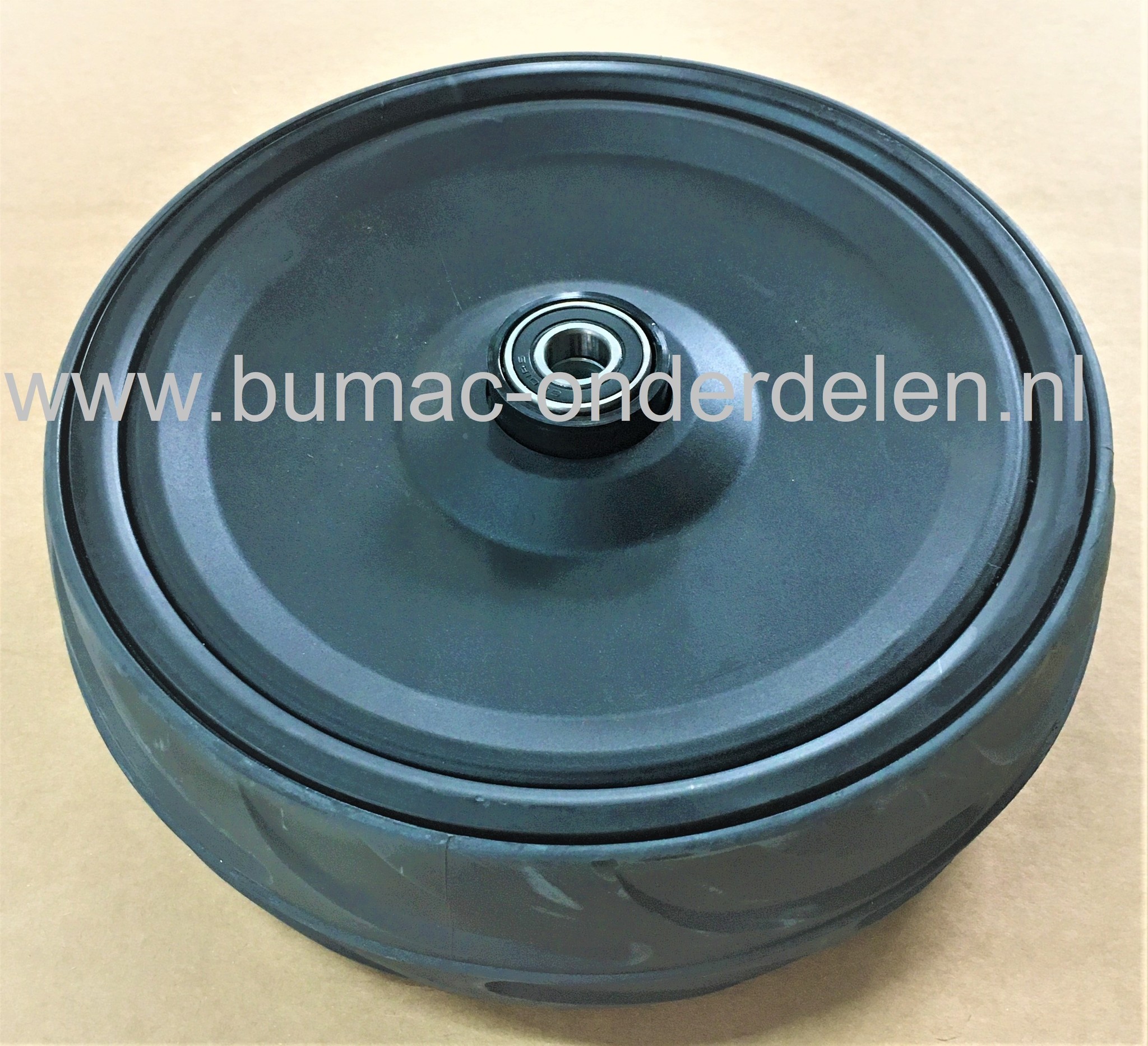 Voorwiel 210 mm Ø voor Stiga, Mountfield, Alpina, Castelgarden, Grasmaaier, Loopmaaier, Benzinemaaier,  XSP50BS, XSP55BS, XSP52MB, Excel 50S, BT6548TBPRO, Excel 55SQ, OEK Profi, Plus5312, Turbo Excel 55 series, Turbo Excel 50S, Turbo X350S, Turbo X355S, G