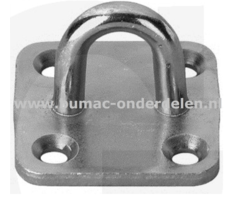 Oogplaat 35x35mm Verzinkt Een Oogplaat is een plaat met daarop een oog De plaat is zowel aan de muur, schutting of houten paal te bevestigen Door het oog kunt u gemakkelijk een touw of ketting aanleggen Oogplaten worden ook gebruikt bij verschillende gren