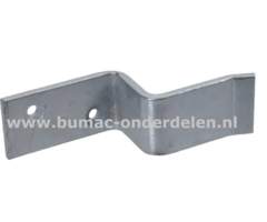 Deurboomsteun open 175x45 mm Verzinkt De deurboomsteun wordt toegepast bij het barricaderen van een dubbele tuinpoort, dubbele deur Dit gebeurd door twee deurboomsteunen aan verschillende deuren te monteren en er een balk doorheen te steken Hierdoor s