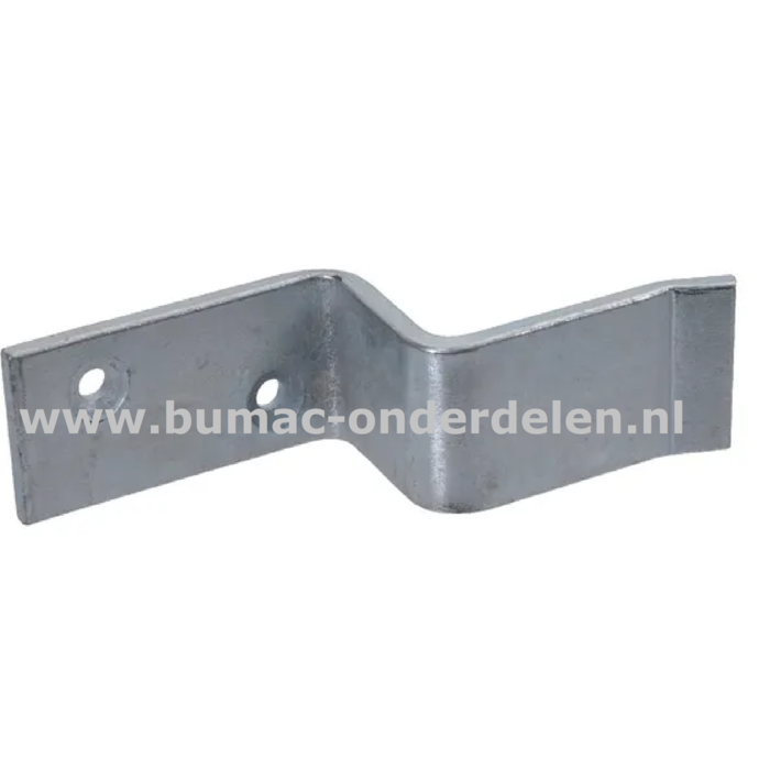 Deurboomsteun open 175x45 mm Verzinkt De deurboomsteun wordt toegepast bij het barricaderen van een dubbele tuinpoort, dubbele deur Dit gebeurd door twee deurboomsteunen aan verschillende deuren te monteren en er een balk doorheen te steken Hierdoor s
