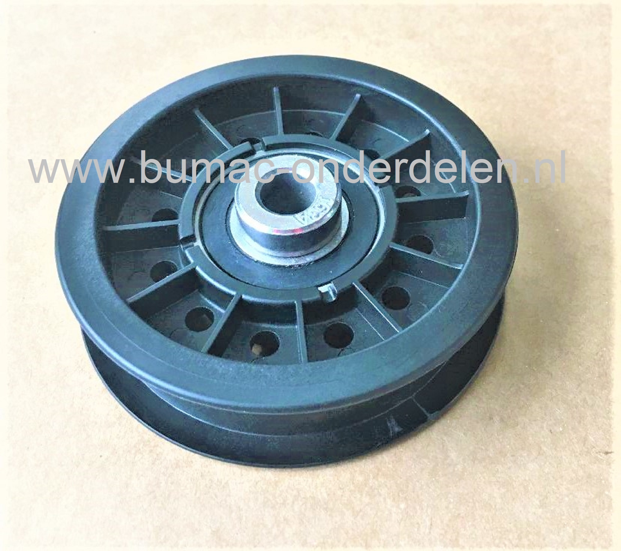 V-snaarpoelie voor John Deere, Sabo Zitmaaiers, Tuintrekkers, Zero turn-maaiers G100, GT242, GT262, GT275, GX70, GX75, GX95, LX172, LX173, LX176, LX178, LX186, LX188, LX255, LX266, LX277, LX279, LX280, LX288, LX289, Z225, Z245, Sabre 1842HV, 1848GV, 1848H