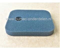 Luchtfilter voor Komatsu Zenoah Kettingzagen, Motorzagen BCZ230TS, BCZ2450, BCZ2460, BCZ2650, BCZ2660, BCZ3050, BCZ 230 TS, BCZ 2450, BCZ 2460, BCZ 2650, BCZ 2660, BCZ 3050, Schuimfilter