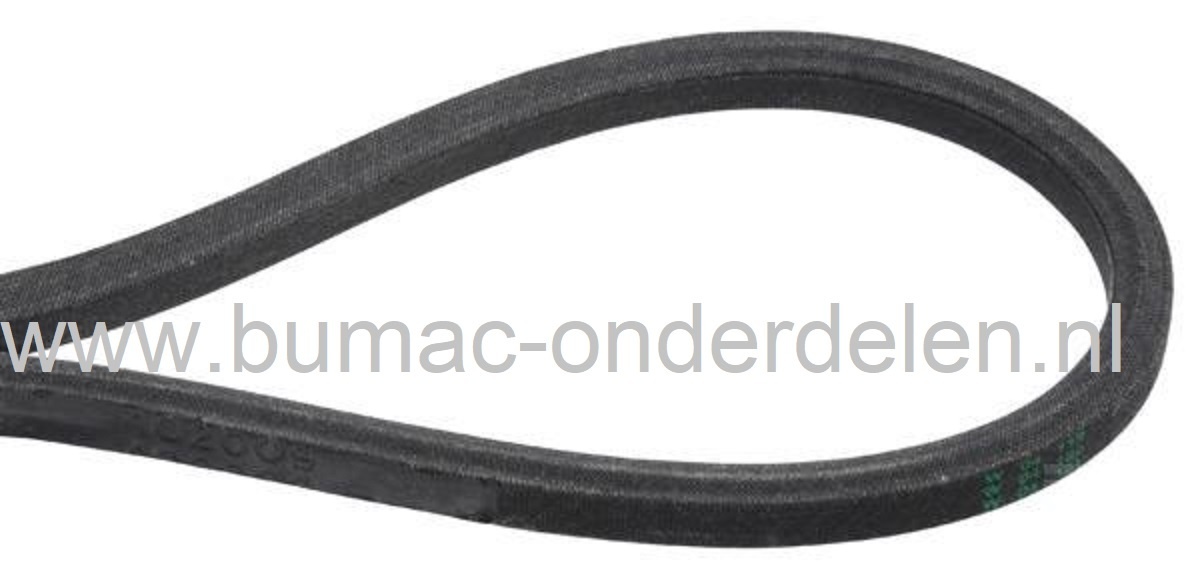 Zeskantsnaar AA116,5 onder andere voor aandrijving van de Maaimessen/ het Maaidek diverse Zitmaaier, Tuintrekker, Aandrijfriem