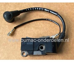 Ontstekingspoel voor Stiga, Komatsu, Zenoah kettingzaag A4500, A455, A505, ACS46, ACS50, BGPRO4545, BGPRO5050, C46, C50, CP45, E4545, E5050, M4545CSP, MC4618, MC846, XC250, XC4500, G43, G45, G52, G455, G500, 4500, bobine, benzinezaag, motorzaag, onderdeel