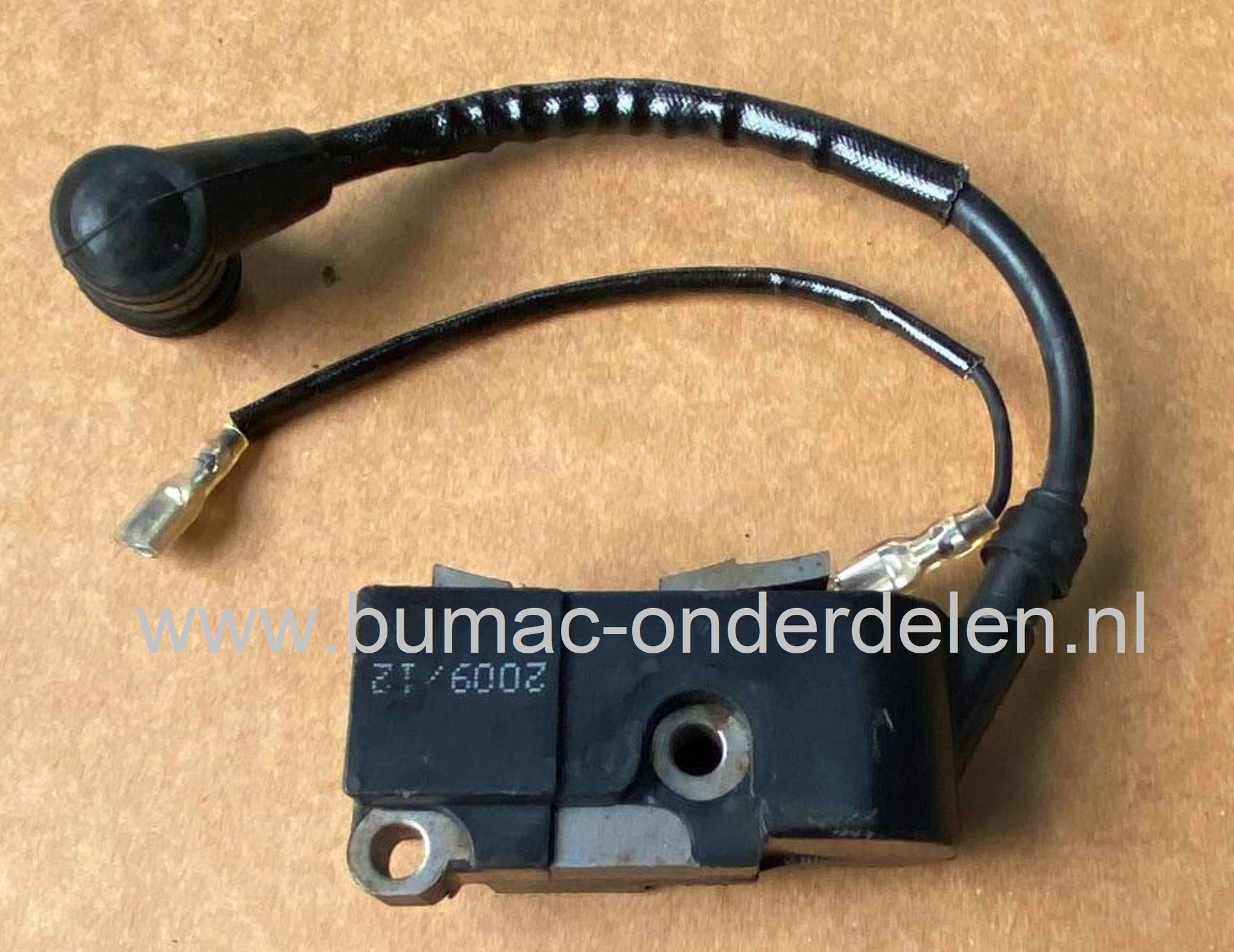 Ontstekingspoel voor Stiga, Komatsu, Zenoah kettingzaag A4500, A455, A505, ACS46, ACS50, BGPRO4545, BGPRO5050, C46, C50, CP45, E4545, E5050, M4545CSP, MC4618, MC846, XC250, XC4500, G43, G45, G52, G455, G500, 4500, bobine, benzinezaag, motorzaag, onderdeel