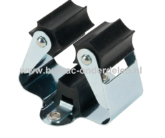 Steelklem 35 mm voor Stelen Ø  28-38 mm voor  Bezems, Harken, Scheppen, Schoffels, Tuinklauwen, Tuinslangen, Krabbers, Grondboor, Bijlen Steelklem, Gereedschapsklem, Klemhaak, Gereedschap Grijpers, bevestigingsmateriaal