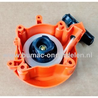 Starter Compleet voor Husqvarna 243R, 243RJ, 543R, 543RJ, 543RBK, 543RBS, 543RBX, 543RS voor Kettingzagen, Starter Compleet, bosmaaier, 243 R, 243 RJ, 543 R, 543 RJ, 543 RBK, 543 RBS, 543 RBX, 543 RS, onderdeel