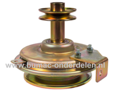 Mechanische Meskoppeling voor MTD, Gutbrod, Massey Ferguson, WOLF, Cub Cadet, Verts Loisirs Koppeling voor Inschakelen van de Maaimessen, Mes Inschakelings Koppeling, HYDRO 500 SERIES Hoogte 168 mm Aansluiting 25,4 mm, onderdeel, CC1024RDN, onderdeel