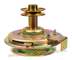 Mechanische Meskoppeling voor MTD, Cub Cadet, Bolens, Yard Man, Gutbrod, Wolf Zitmaaier, Tuintrekker PTO Koppeling voor Inschakelen van de Maaimessen, Mes Inschakelings Koppeling, MTD: HYDRO NX09RD , Hoogte 168 mm, Aansluiting 25,4 mm, NX 09 RD