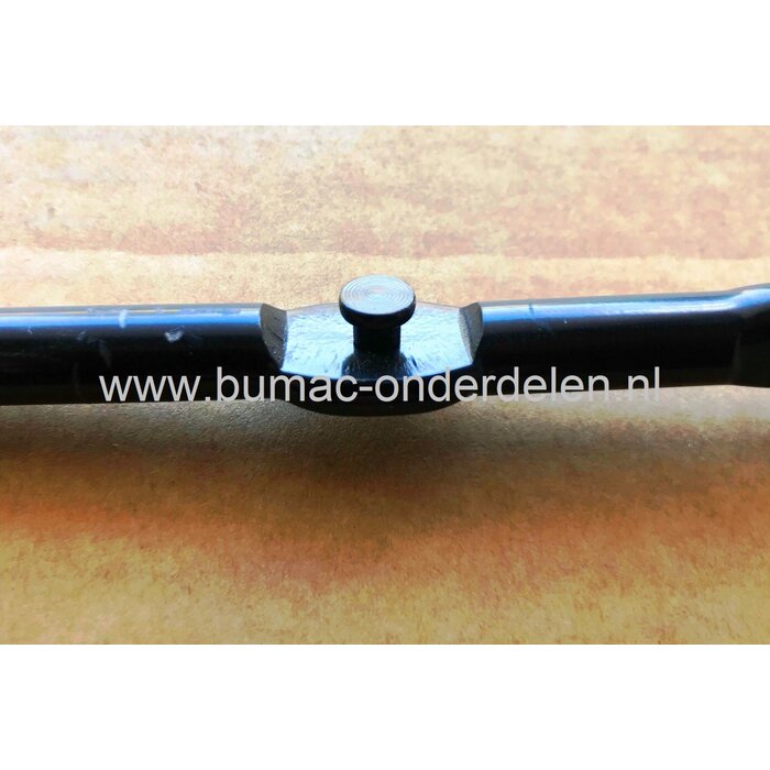 Hendel voor inschakelen van Maaimessen bij Husqvarna - Partner - Jonsered - Lazer - Wizard - Yard Pro Zitmaaiers, Hendel bedient de Mes Inschakelingskabel voor in Werking zetten van de Mechanische Mes koppeling  CT135, CTH135, ICT13A, ICT14A, ICT15A, ICT1