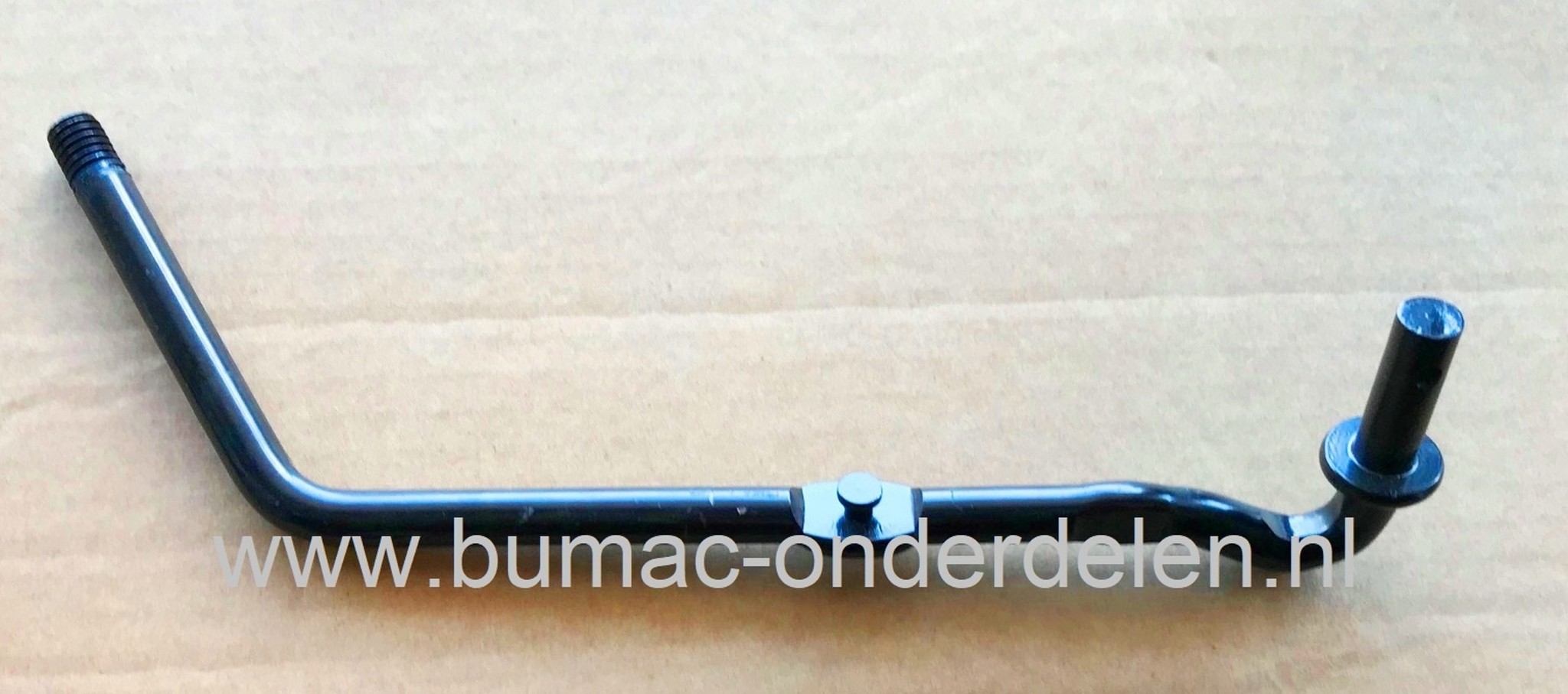 Hendel voor inschakelen van Maaimessen bij Husqvarna - Partner - Jonsered - Lazer - Wizard - Yard Pro Zitmaaiers, Hendel bedient de Mes Inschakelingskabel voor in Werking zetten van de Mechanische Mes koppeling  CT135, CTH135, ICT13A, ICT14A, ICT15A, ICT1