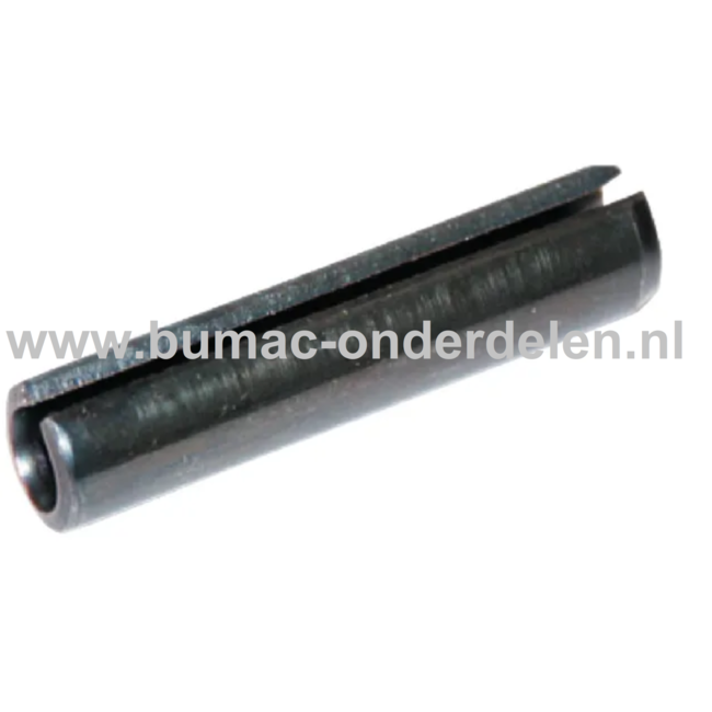 Spanstift Ø 3,5x50 mm is een stalen bevestigingsmateriaal waarmee verschillende materialen aan elkaar kunnen worden bevestigd als Tandwielen, V Snaar Poelie's, Koppelingen Zitmaaiers, Frontmaaiers, Grasmaaiers, Kooimaaiers, Aanhangers, Trekkers, Trilplate