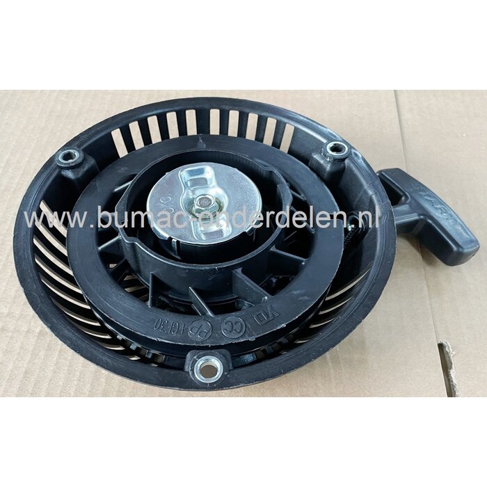 Starter Compleet voor HONDA GP160, GP200, Trilplaten , Generatoren, Kooimaaiers, Tuinfrees, Houtversnipperaar, Waterpompen, Bouwlift, Bobcat, Minikraan,  Aggregaat, Hoogwerker, Cart, Hakselaar, Hogedrukreiniger, Verticuteermachines, Veegmachines,  Kantens