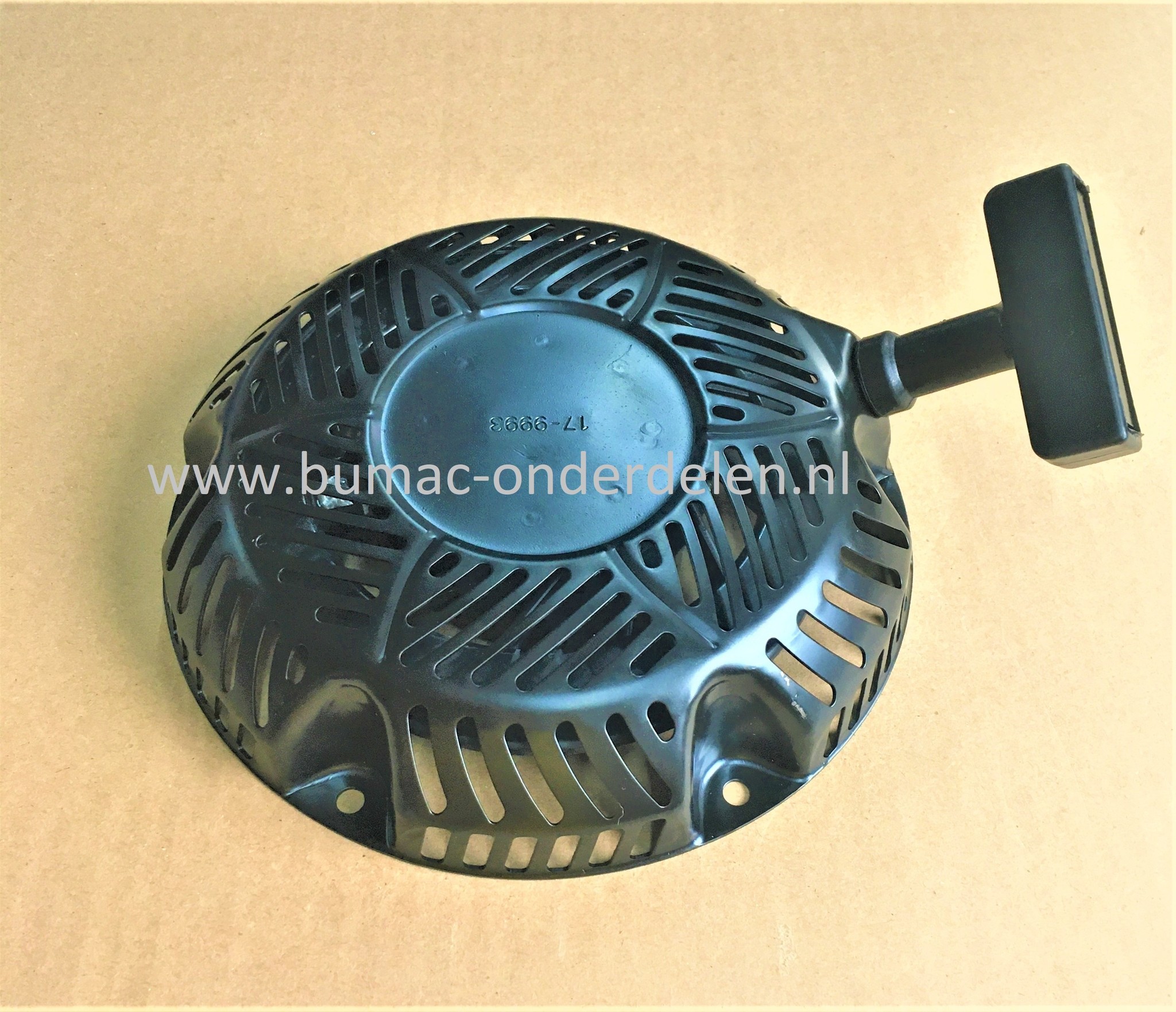 Handstarter voor Kohler Command CH395, CH 395  Motoren met Horizontale krukas op Generatoren, Waterpompen, Aggregaten, Starter