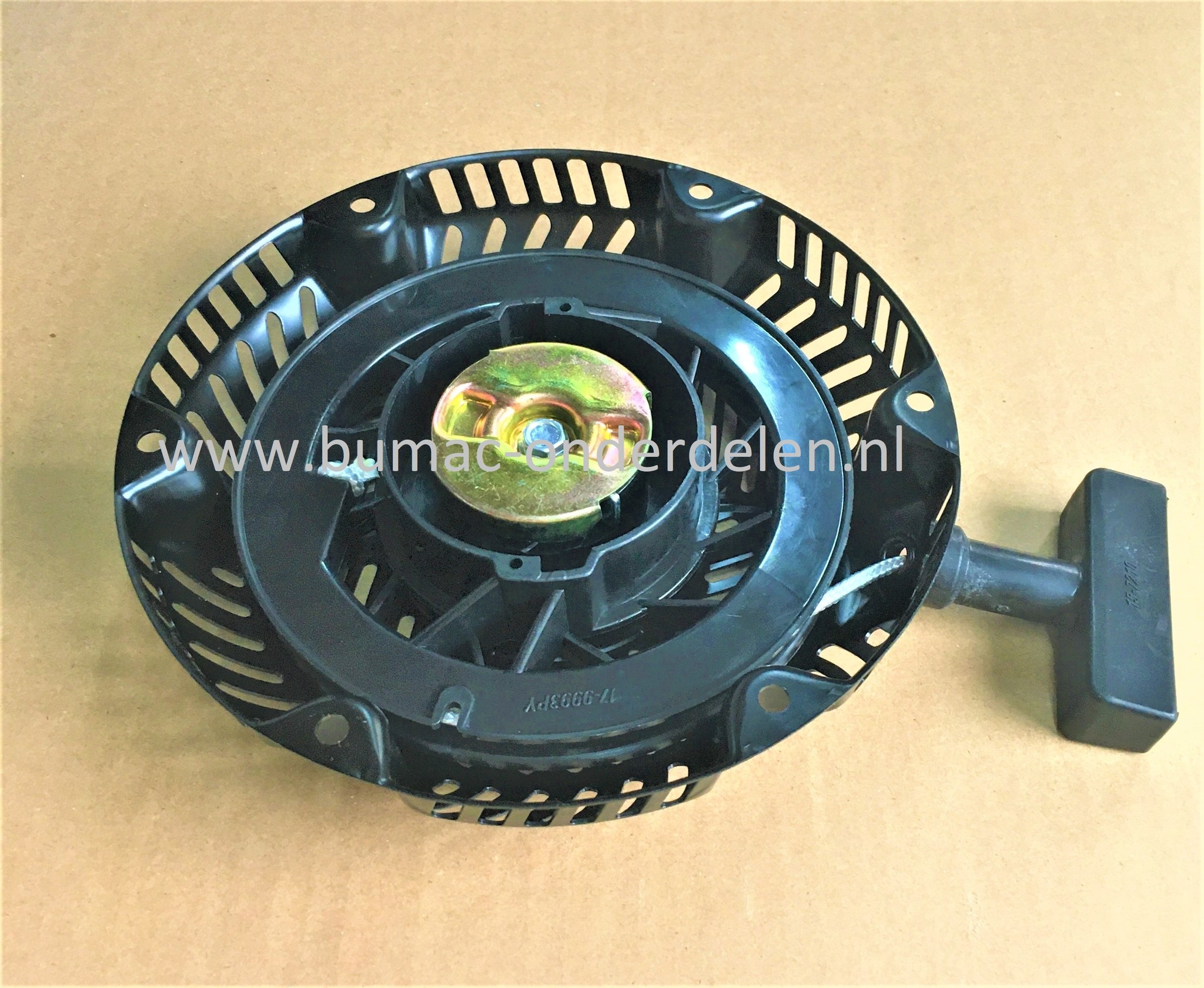 Handstarter voor Kohler Command CH395, CH 395  Motoren met Horizontale krukas op Generatoren, Waterpompen, Aggregaten, Starter