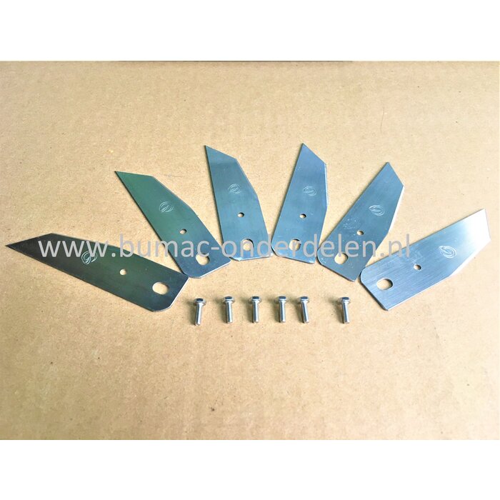 Onderste Messenset voor Alko Robot Grasmaaiers, Robolinho 100, 1100, 3100, 4100, Robotmaaiers, Maairobots onderdeel