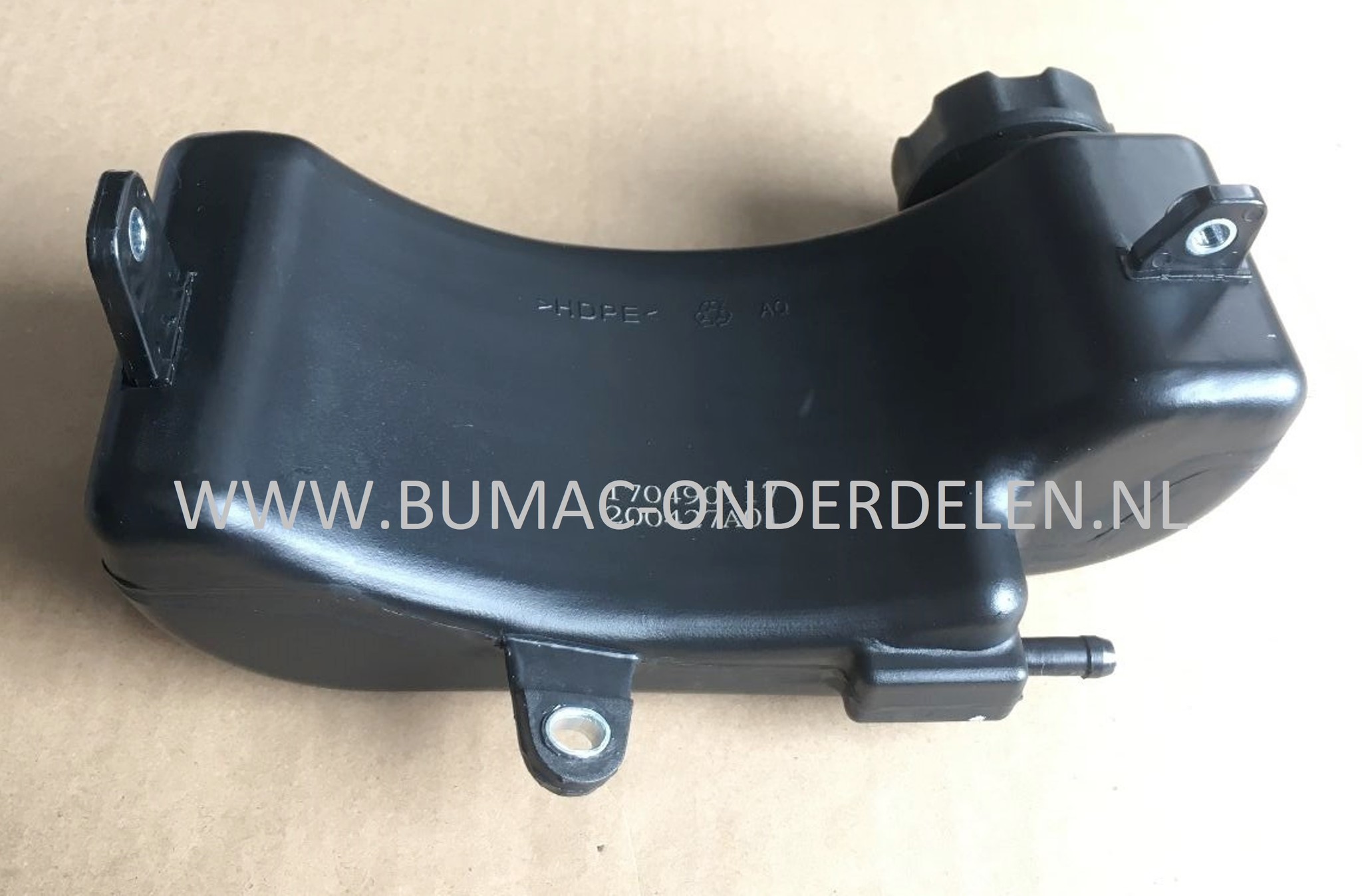 Brandstoftank voor Loncin Motor op Mountfield, Castel Garden, Husqvarna, LC1P61FA, LC1P65FA, LC1P68FA, LC1P70F, LC1P70FA, 148SPFOUR, Stiga 148SPGHW, 248ALSP, 421HP, 421PD, 4310HP, 461HPES, 481PD45AVS, 4810HPES, 4810PDINOX, 4810RPD, 50289.65,