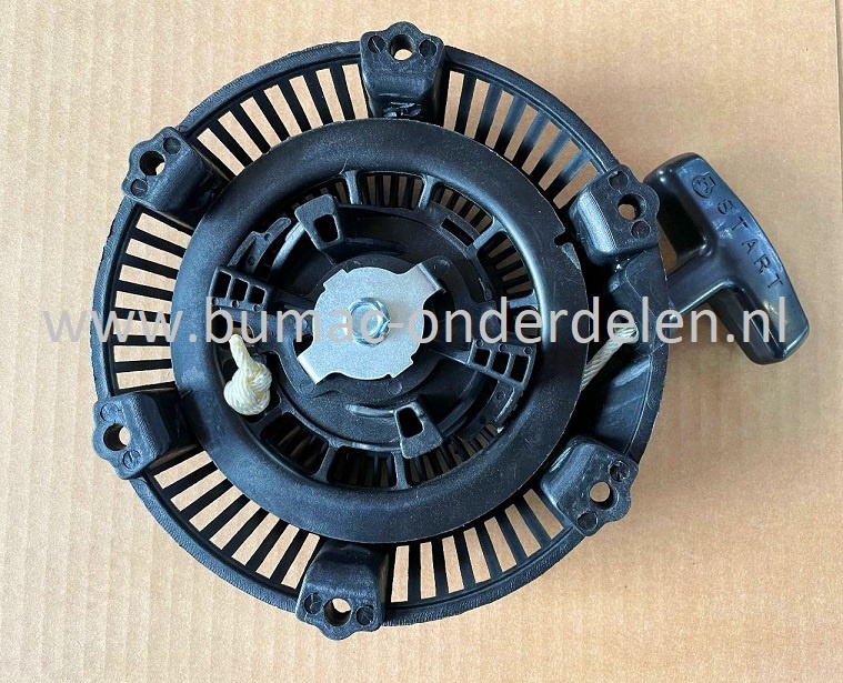 Starter Compleet voor HONDA GX100, Trilplaat, Generator, Kooimaaier, Tuinfrees, Houtversnipperaar, Waterpomp, Bouwlift, Bobcat, Minikraan, Aggregaat, Hoogwerker, Cart, Veegmachine, Hakselaar, Hogedrukreiniger, Verticuteermachine, Kantensnijder, Vlinder, H