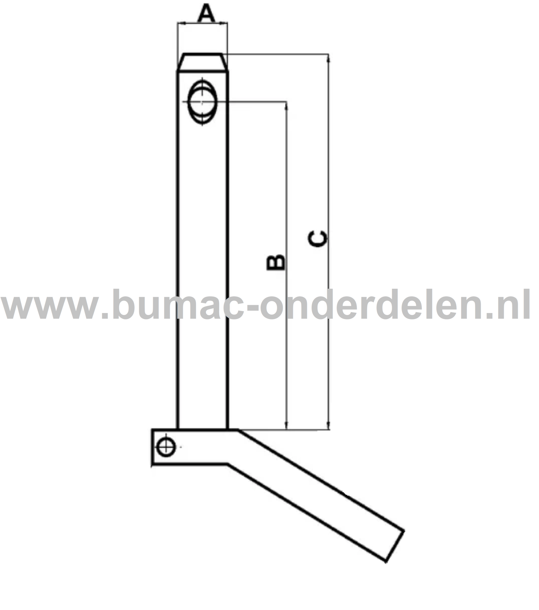 Trekhaak met Greep 25x174 mm Pennen worden onder andere gebruikt voor het voorkomen van loswerken Door de greep die de pen heeft kan je de pen makkelijk verwijderen aan de pen zit een ketting met daar aan een borgpen om de Pen goed en stevig te borgen De