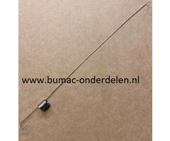 Regulateurveer voor Robin, Subaru motoren met horizontale krukas op Sleuvenstamper, Trilstamper, Wacker, Trilplaat Houtversnipperaar,  EX13, EX17, EX21, EX27, Veer,  EX 13, EX 17, EX 21, EX 27