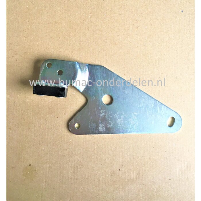 Remsteun met Remblok voor MTD, Wolf, CubCadet Zitmaaiers, Tuintrekkers, Frontmaaiers Ambition, Blue Power 92, A92H, 105.180H, 92.165H, LN155, LE130, RE125, RE92, LN200H, RN145, Power 1750, White Passion, CC175, LT1 NR92, LT2, LT3, Mesrem, Steun met remblo