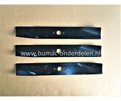 3 messen 35,5 cm voor Toro, Wheelhorse Frontmaaiers, Tuintrekkers met 42" inch Maaidekbreedte