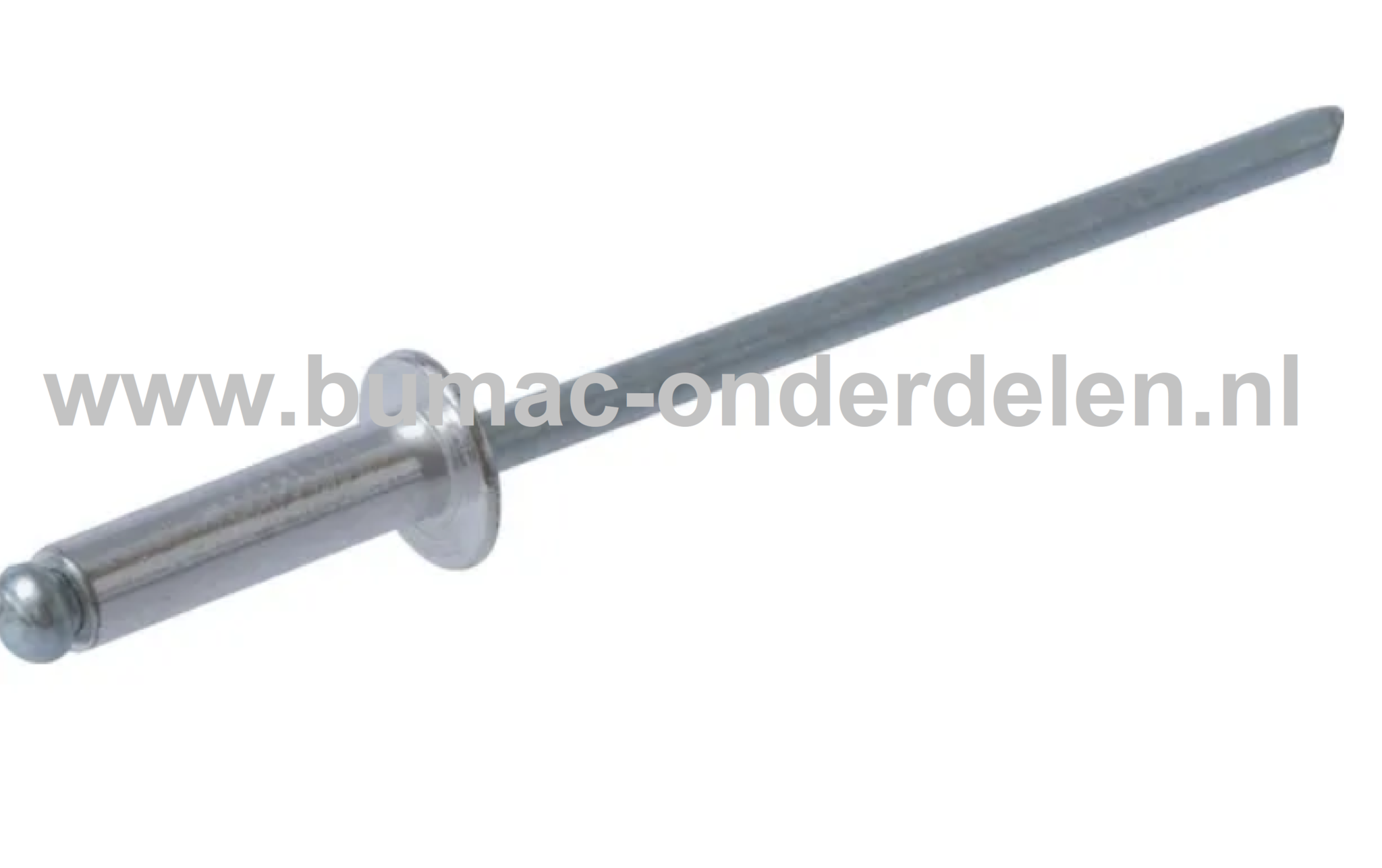 Blindniet 6x10 mm is een bevestigingsmiddel om twee stukken plaatmateriaal aan elkaar vast te maken De blindklinknagel kan toegepast worden bij delen die maar van een kant toegankelijk zijn De popnagel wordt in het gat van de te verbinden delen geschoven