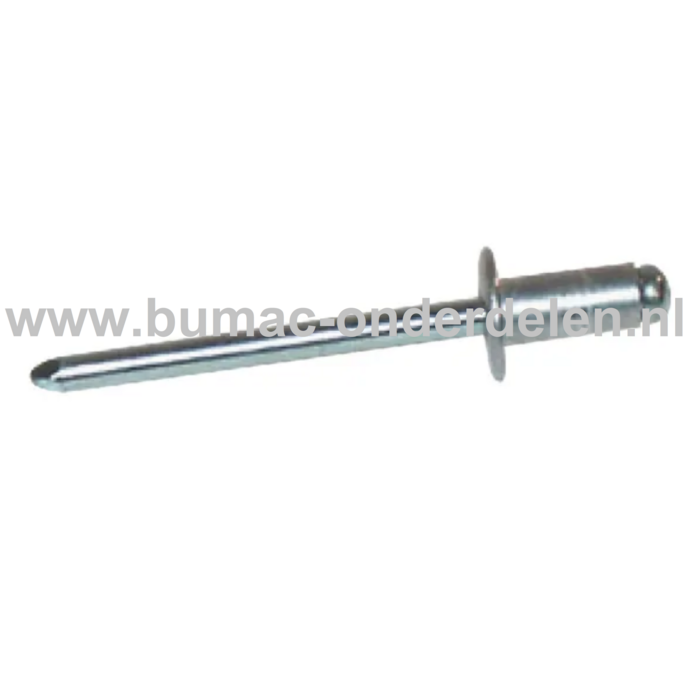 Blindniet 3x6 mm Staal/Staal is een bevestigingsmiddel om twee stukken plaatmateriaal aan elkaar vast te maken De blindklinknagel kan toegepast worden bij delen die maar van een kant toegankelijk zijn De popnagel wordt in het gat van de te verbinden delen