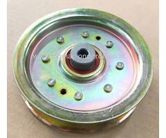 Poelie vlak gelagerd voor Husqvarna, Jonsered, Partner, Poulan Zitmaaier, GT190, GT200, GTH200, GTH220, 3441E94, 418014, 418024,  418024B, 418034, 4181E100, 4181E100,  4200-34,  4200-44,  4200V-44, 4200V-54,  X18V44B, X18V44C, XC1182HB, Y1844A, Y1844B, Y1