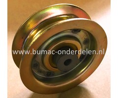 Vlak gelagerde Poelie voor ​John Deere en Sabo voor grasmaaiers LT180, LT190 en serie X en 42", 44", 48" sneeuwruimers V snaar poelie John Deere, Vlakke gelagerde Riemschijf LT 180, LT 190