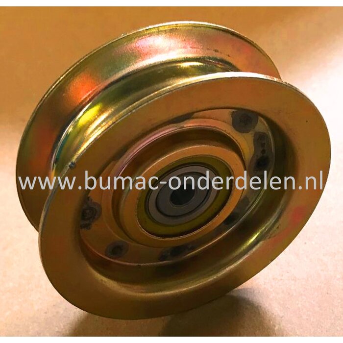 Vlak gelagerde Poelie voor John Deere en Sabo voor grasmaaiers LT180, LT190 en serie X en 42", 44", 48" sneeuwruimers V snaar poelie John Deere, Vlakke gelagerde Riemschijf LT 180, LT 190