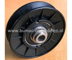 Gelagerde v-snaarpoelie voor Murray, Snapper, Simplicity, Ariens en Noma Zitmaaiers voor Aandrijving van Heritage Tractor 13/40 CODE 144R, Heritage Tractor 15/40 CODE 145R, Heritage Tractor 19/40 CODE 146R, Ride On (40378 x 11) 146S, Ride On (40377 x 11)