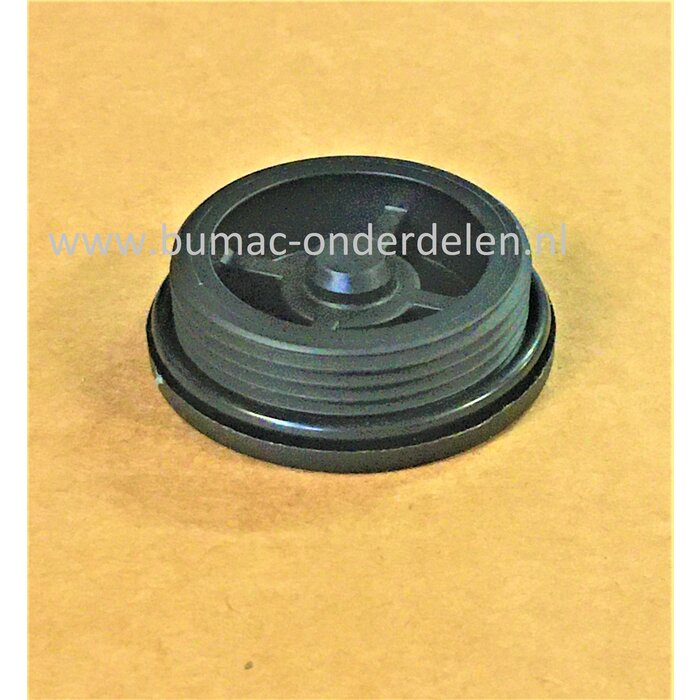 Rubberen Afsluitdop voor TUFF TORQ Aandrijfbak, Hydrostaat op onder andere Stiga, Castelgarden, Mountfield, Alpina, Husqvarna, Jonsered, Partner, McCulloch Zitmaaier, Tuintrekker, Frontmaaier, Afsluitkap