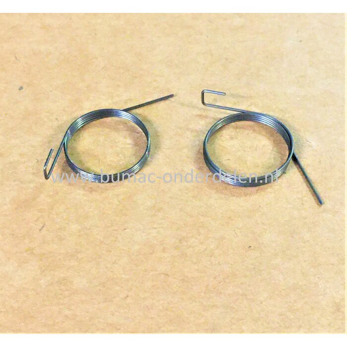 2x Veer voor Startpal van Dolmar en Makita Kettingzaag, Motorzaag PS220, PS221, PS222, DCS230, DCS231, DCS232, Benzinezagen, PS 220, PS 221, PS 222, DCS 230, DCS 231, DCS 232