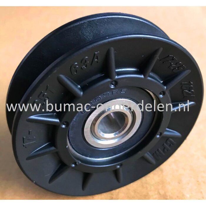 V snaar poelie  voor Scotts, Sabre, John Deere LX, GT42, GT262, GT275, Z225, Z245 Zitmaaiers, Frontmaaiers