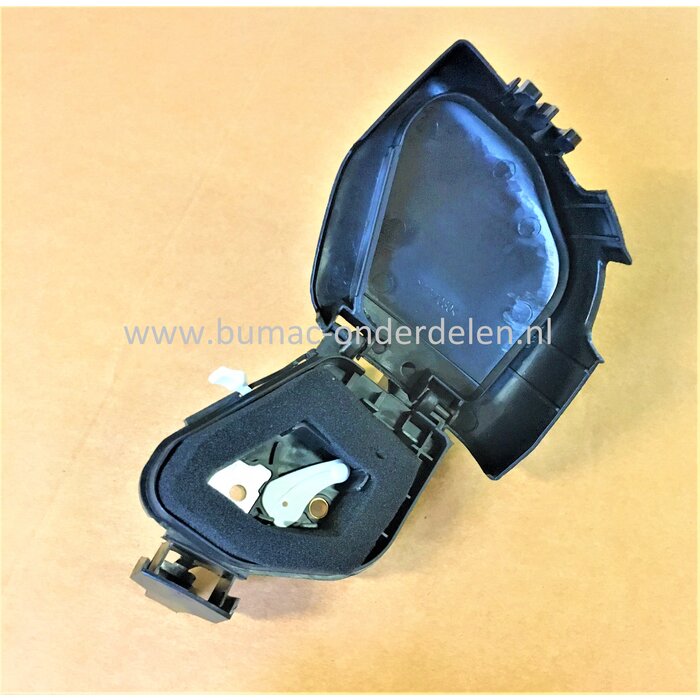 luchtfilterhuis met deksel - luchtfilter en choke voor Honda GX35 Motoren op Bosmaaier, Heggenschaar, Bladblazer, Trimmer, Waterpomp, Aggregaat, Generator, GX 35 Motoren, onderdelen