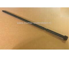 Stuurstang met Tandwiel voor MTD, Wolf, Yardman, CubCadet Zitmaaiers, Tuintrekkers, Frontmaaiers CC513HE, CC714HA, CC714HF, CC714TA, CC714TF, CC716KHN, Stuuras, CC 513 HE, CC 714 HA, CC 714 HF, CC 714 TA, CC 714 TF, CC 716 KHN