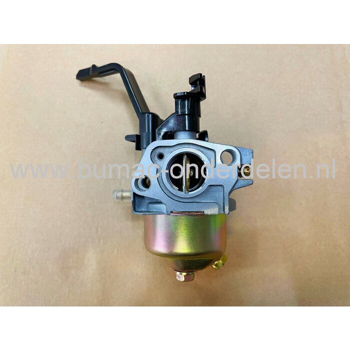 Carburateur Compleet voor Honda GX200 Motoren op Trilplaat, Generator, Kooimaaier, Tuinfrees, Houtversnipperaar, Waterpomp, Bouwlift, Bobcat, Minikraan, Aggregaat, Hoogwerker, Cart, Veegmachine, Hakselaar, Hogedrukreiniger, Verticuteermachine, Kantensnijd