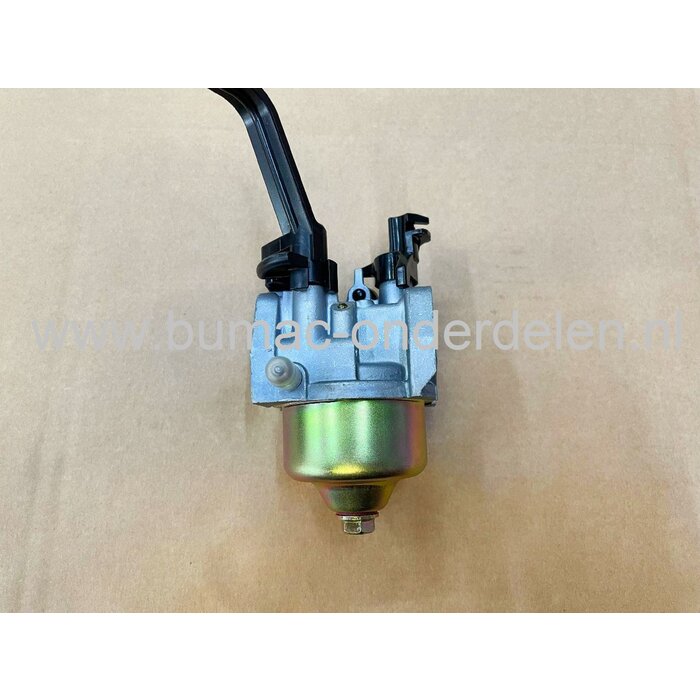 Carburateur Compleet voor Honda GX200 Motoren op Trilplaat, Generator, Kooimaaier, Tuinfrees, Houtversnipperaar, Waterpomp, Bouwlift, Bobcat, Minikraan, Aggregaat, Hoogwerker, Cart, Veegmachine, Hakselaar, Hogedrukreiniger, Verticuteermachine, Kantensnijd
