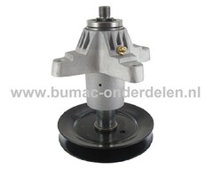 Lagerhuis Compleet voor MTD, Cub Cadet, Massey Ferguson (54" - 137 cm Maaidek) MF5425SD, GTX1054, RZT54, TB2654 Zitmaaiers, Tuintrekkers, Frontmaaiers, Grasmaaier Mesas met Huis en Lager, Lagerhuis, Meshouder