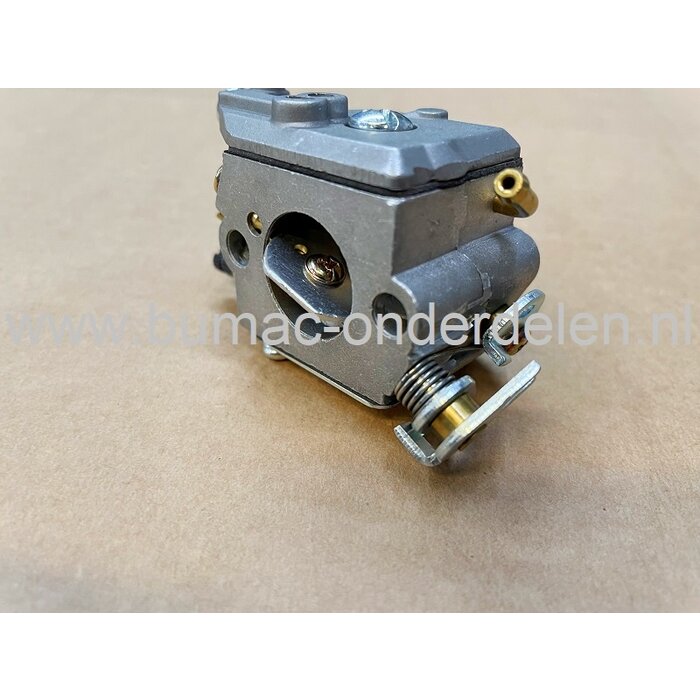 Carburateur Compleet voor HUSQVARNA 223L, 223R, 322E, 332L, 322R, 322T, 323C, 323E, 323EX, 323L, 323LD, 323R, 323RII, 323J, 323P4. 325CX, 325E, 325L, 325LDX, 325LX, 325LXT,  325RDX, 325RJX, 325RX,  325RXT, 325TX, 325P4X, 325P5X, 326C, 326CX, 326EX, 326ES,