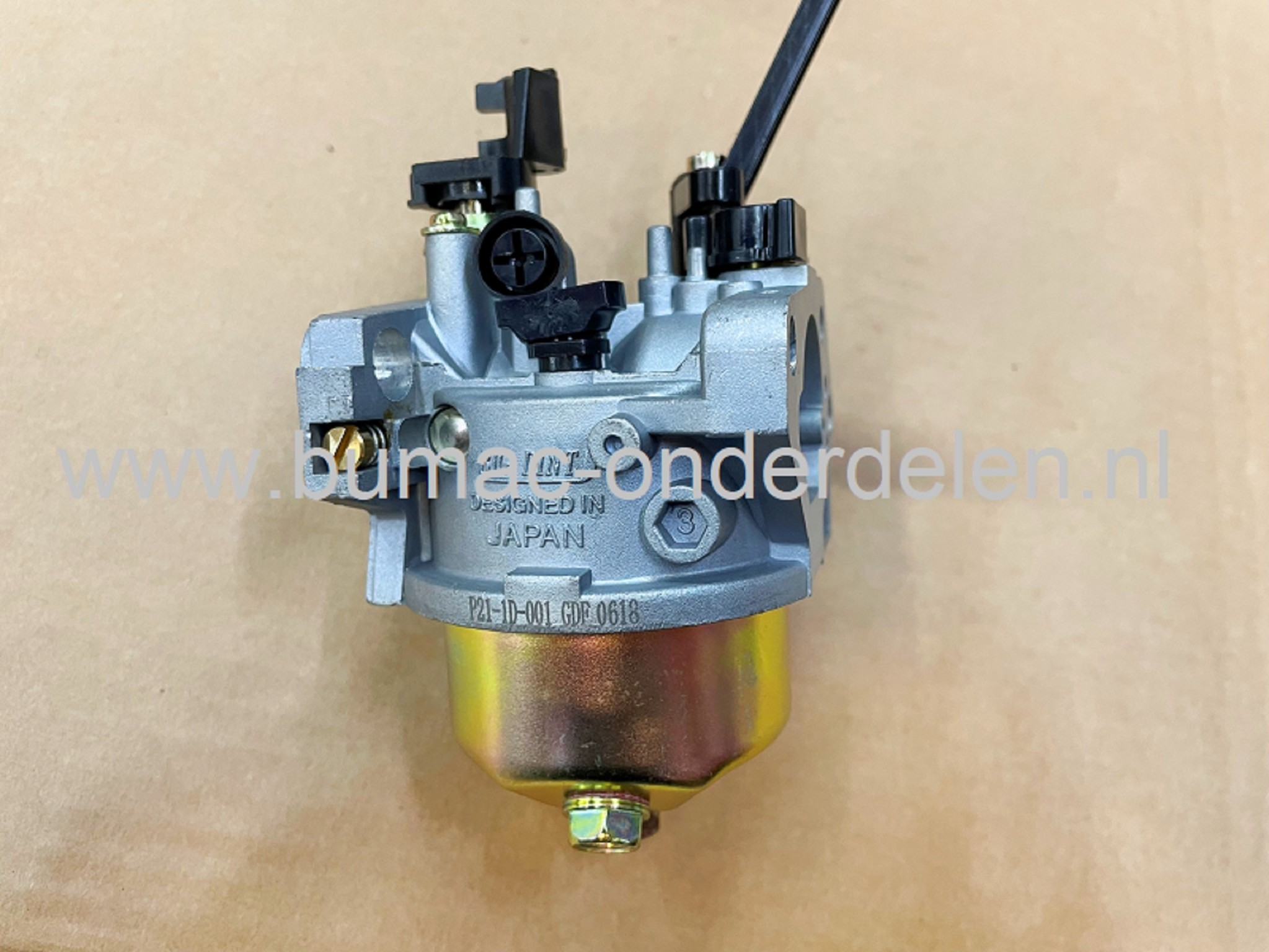 Carburateur Compleet voor HONDA GX240, GX270 Motoren op Trilplaat, Generator, Kooimaaier, Tuinfrees, Houtversnipperaar, Waterpomp, Bouwlift, Bobcat, Minikraan, Aggregaat, Hoogwerker, Cart, Veegmachine, Hakselaar, Hogedrukreiniger, Verticuteermachine, Kant