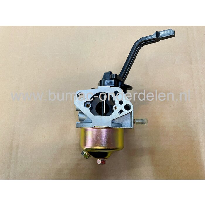 Carburateur Compleet voor HONDA GX240, GX270 Motoren op Trilplaat, Generator, Kooimaaier, Tuinfrees, Houtversnipperaar, Waterpomp, Bouwlift, Bobcat, Minikraan, Aggregaat, Hoogwerker, Cart, Veegmachine, Hakselaar, Hogedrukreiniger, Verticuteermachine, Kant