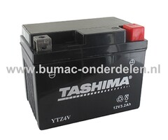 Accu 12V - 3 Ampere +  Pool Rechts met Accu polen naar je toe, Onderhoudsvrije Accu voor Zitmaaiers, Frontmaaiers, Bobcat, Stiga, MTD, Castelgarden, Alko, Husqvarna, Toro, Mountfield, McCulloch, Honda, John Deere, Jonsered, Murray, Dolmar, Wolf, Viking, P