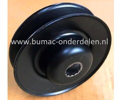 Poelie voor Husqvarna, Partner, Poulan, McCulloch, Jonsered, Wizard, YardPro, Craftsman, Lazer, Ayp , Spannen V snaar Maaidek - Maaimessen, Rijaandrijving van Zitmaaier, Frontmaaier